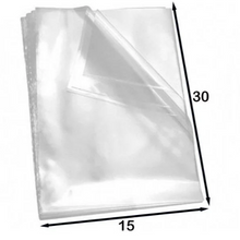 Carregar imagem no visualizador da galeria, Saco plástico transparente PP 15x30x0,010 c/1 KG