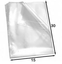 Load image into Gallery viewer, Saco plástico transparente PP 15x30x0,006 c/1 KG
