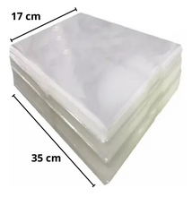 Cargar imagen en el visor de la galería, Saco plástico transparente PP 17x35x0,010 c/1 KG