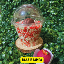 Load image into Gallery viewer, Copo bolha 266ml base e tampa sem furo 9oz Darnel c/12 un