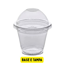 Load image into Gallery viewer, Copo bolha 266ml base e tampa sem furo 9oz Darnel c/12 un