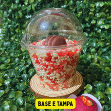 Load image into Gallery viewer, Copo bolha 266ml base e tampa sem furo 9oz Darnel c/12 un