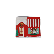 Load image into Gallery viewer, Caixa Casinha Mini Panetone Expresso Noel 11,5x9x13,5cm Carber c/10 un