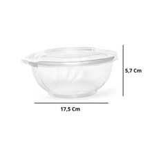 Load image into Gallery viewer, Pote Redondo Saladeira 750ml Tampa com Lacre F255 Fibraform c/50 un