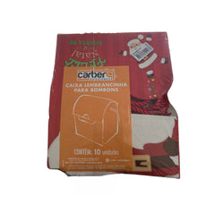 Load image into Gallery viewer, Caixa Lembrancinha para Bombons Papai Noel Carber c/10 un