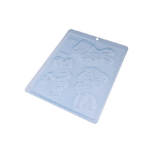 Load image into Gallery viewer, Forma de Acetato Simples Tablete Coelho 9883 BWB un