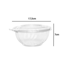 Carregar imagem no visualizador da galeria, Pote Redondo Saladeira 1000ml Tampa com Lacre F261 Fibraform c/50 un