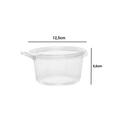 Carregar imagem no visualizador da galeria, Pote Redondo Transparente 500ml Tampa com Lacre F771 Fibraform c/50 un