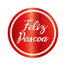 Carregar imagem no visualizador da galeria, Etiquetas Adesivas Feliz Páscoa Cromus c/100 un