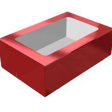 Load image into Gallery viewer, Caixa Gaveta com Visor 6 Doces Vermelho C1600 Ideia c/10 un