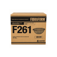 Carregar imagem no visualizador da galeria, Pote redondo saladeira 1000ml tampa com lacre F261 Fibraform c/100un