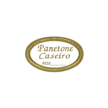 Carregar imagem no visualizador da galeria, Etiquetas Adesivas Panetone Caseiro Magia Etiquetas c/200 un