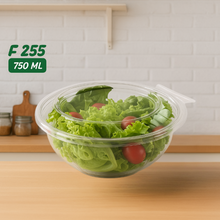 Load image into Gallery viewer, Pote Redondo Saladeira 750ml Tampa com Lacre F255 Fibraform c/50 un