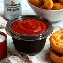 Load image into Gallery viewer, Embalagem para Molho com Tampa Preto 30ml F695 Fibraform c/350un