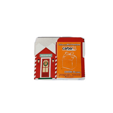 Load image into Gallery viewer, Caixa Casinha Mini Panetone Expresso Noel 11,5x9x13,5cm Carber c/10 un