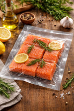 Carregar imagem no visualizador da galeria, Saco Plástico a Vácuo Sem Ranhuras 25x35cm 0,12 Coex c/100 un