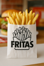 Load image into Gallery viewer, Saco para Fritas Papel Prime 10x13cm Embale Bem c/100 un