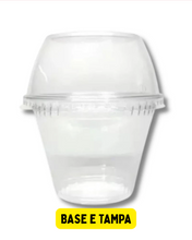 Cargar imagen en el visor de la galería, Copo Bolha com Tampa 250ml G677 Galvanotek c/50 un
