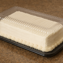 Load image into Gallery viewer, Bandeja Plástica Retangular Fatia 500g com Tampa Alta G63MA Galvanotek c/10 un