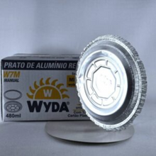 Load image into Gallery viewer, Marmitex de Alumínio Nº7 480ml Fechamento Manual Wyda c/100 un