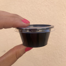 Load image into Gallery viewer, Embalagem para Molho com Tampa Preto 30ml F695 Fibraform c/50un
