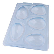 Carregar imagem no visualizador da galeria, Forma com Silicone 3 partes Ovo Liso 100g 3615/SP48 BWB un