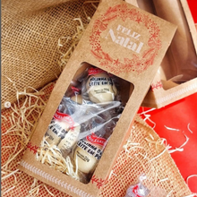 Load image into Gallery viewer, Saco Practice com Visor Especial Kraft Feliz Natal C3954 Ideia c/10 un