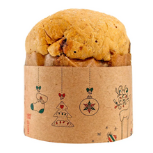 Load image into Gallery viewer, Cinta Mini Panetone Kraft Ornato C3882 Ideia c/10 un