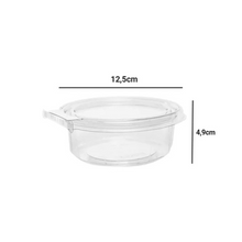 Carregar imagem no visualizador da galeria, Pote Redondo Transparente 350ml Tampa com Lacre F750 Fibraform c/50 un
