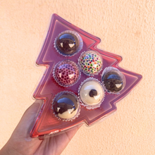 Load image into Gallery viewer, Blister árvore para 6 doces pé de brigadeiro vermelho c/5 un