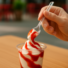 Load image into Gallery viewer, Colher Sobremesa Cristal Cropac c/1000 un