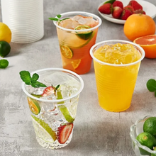 Load image into Gallery viewer, Copo Descartável Maxi PP Estriado 300ml Transparente Cristalcopo c/20x100 un