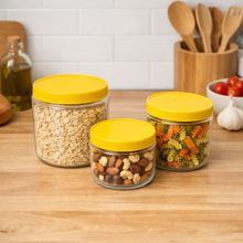 Cargar imagen en el visor de la galería, Kit 3 Potes Multiuso de Plástico 210ml/350ml/700ml Zanella