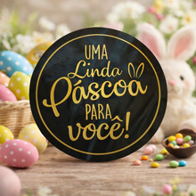 Carregar imagem no visualizador da galeria, Etiquetas Adesivas Linda Páscoa Cromus c/100 un