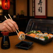 Load image into Gallery viewer, Embalagem GO910 Oriental Pote Para Molho 50ml Galvanotek c/250 un