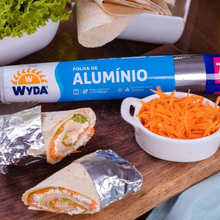 Carregar imagem no visualizador da galeria, Rolo de Papel Alumínio Wyda 45x7,5m c/25 un