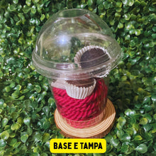 Load image into Gallery viewer, Copo Bolha 400ml G840 com Tampa G800 Galvanotek c/50 un