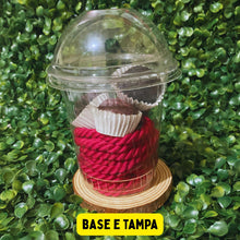 Load image into Gallery viewer, Copo Bolha 400ml G840 com Tampa G800 Galvanotek c/50 un