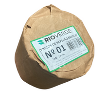 Cargar imagen en el visor de la galería, Prato Papelão Branco N°01 c/100 un