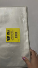 Cargar y reproducir el video en el visor de la galería, Saco plástico transparente PP 17x35x0,010 c/1 KG