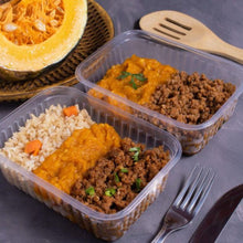 Cargar imagen en el visor de la galería, Pote retangular freezer e micro-ondas 500ml com tampa Prafesta c/144un