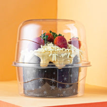 Cargar imagen en el visor de la galería, Embalagem Plástica com Tampa para Panetone G43 Galvanotek c/50 un