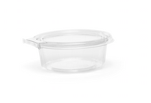 Cargar imagen en el visor de la galería, Pote redondo transparente 350ml Tampa com Lacre F750 Fibraform c/100un