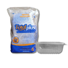 Cargar imagen en el visor de la galería, Pote Retangular Freezer e Micro-ondas 1000ml Totalplast c/24 un