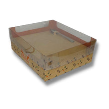 Load image into Gallery viewer, Caixa Encanto M 3 em 1 para 150/250/350g Kraft Doce Páscoa C4206 Ideia c/6 un