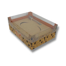 Load image into Gallery viewer, Caixa Encanto G 3 em 1 para 350/500/750g Kraft Doce Páscoa C4210 Ideia c/6 un