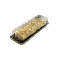 Carregar imagem no visualizador da galeria, Bandeja Plástica Retangular Fatia 400g com Tampa Média G63MM Galvanotek c/50 un