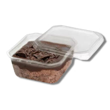 Cargar imagen en el visor de la galería, Pote Quadrado Freezer e Micro-ondas 150ml com Tampa Prafesta c/20 un