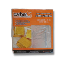 Carregar imagem no visualizador da galeria, Papel Chumbo para Bolo Gelado Incolor 20x22cm Carber c/100 un