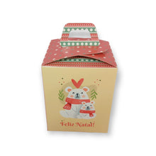 Load image into Gallery viewer, Caixa Soft Mini Panetone 100g Natal Delicado C3849 Ideia c/10 un